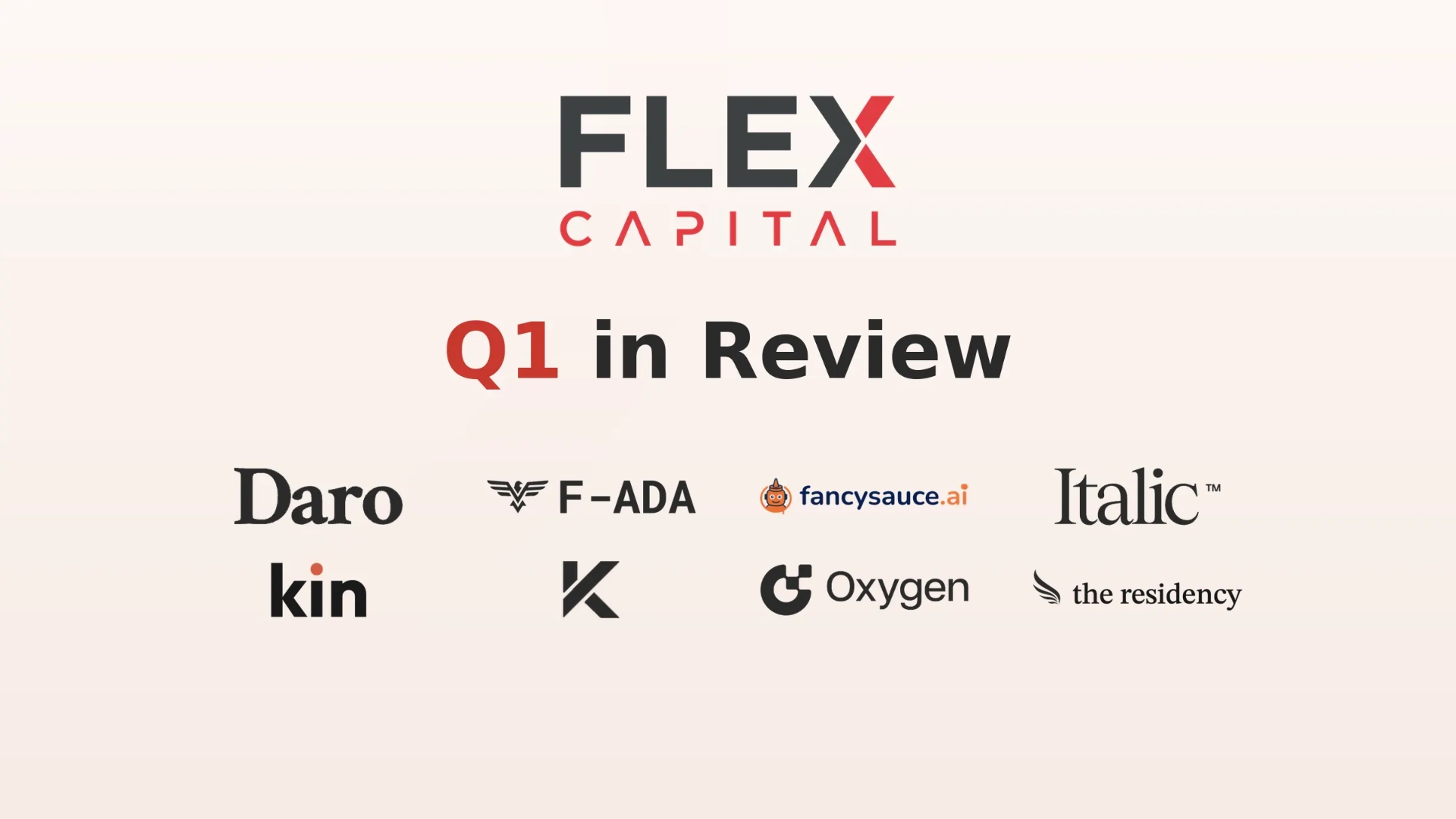 Flex Capital Q1 2026 Highlights